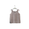 Top en soie rose poudré Eileen Fisher à volants superposés