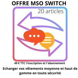 Offre MSO Switch 20  Echanges MySo 49,00 €