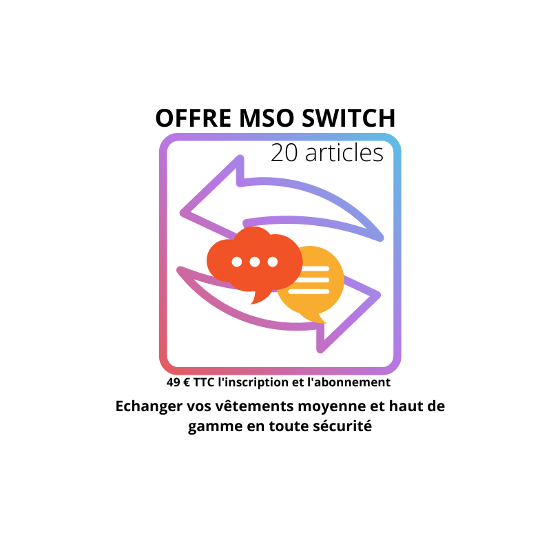 Offre MSO Switch 20  Echanges MySo 49,00 €