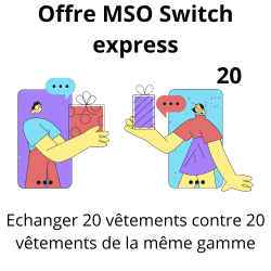 Offre MSO Switch Express 20  Echanges MySo 45,00 €